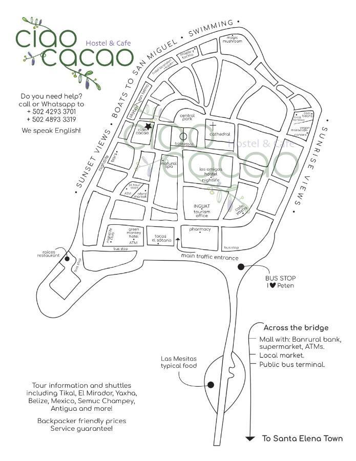 Ciao Cacao Hostel & Vegan Cafe Flores Exterior photo